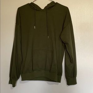 Green hoodie
